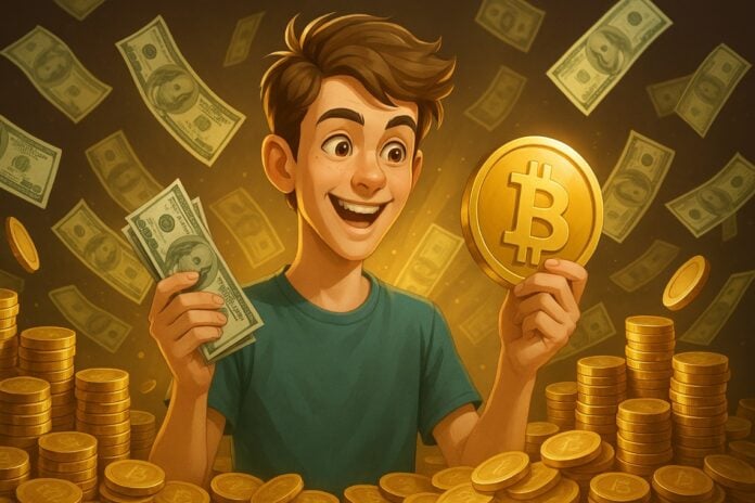 traferimento ricchezza bitcoin
