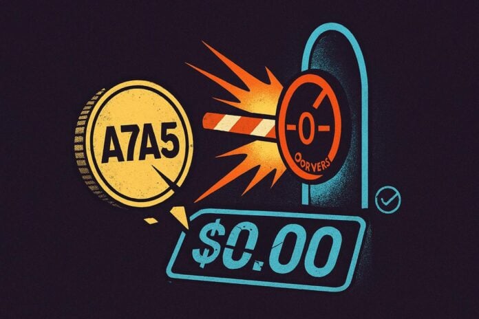 A7A5 stablecoin collapse